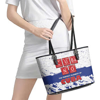 Cuba Leather Tote Bag Cubano The Perfect Element - Wonder Print Shop