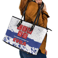Cuba Leather Tote Bag Cubano The Perfect Element - Wonder Print Shop