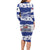 Cuba Long Sleeve Bodycon Dress Cubano The Perfect Element - Wonder Print Shop