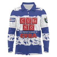Cuba Long Sleeve Polo Shirt Cubano The Perfect Element - Wonder Print Shop