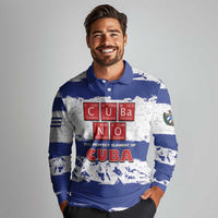 Cuba Long Sleeve Polo Shirt Cubano The Perfect Element - Wonder Print Shop