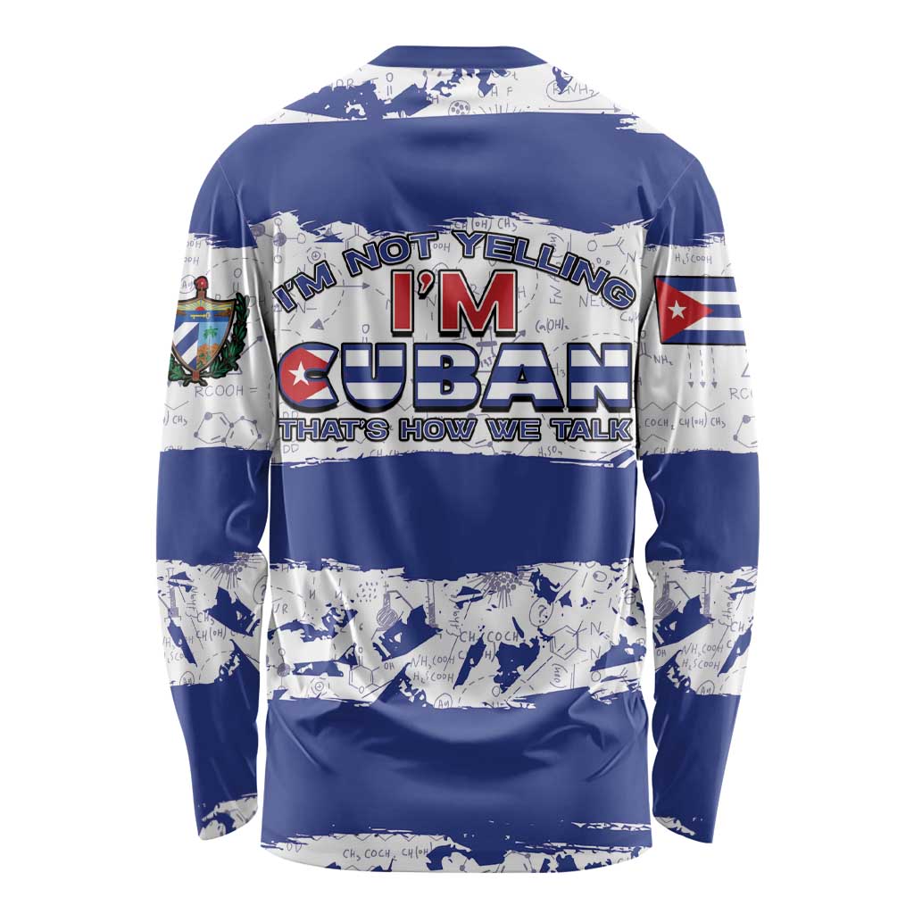 Cuba Long Sleeve Shirt Cubano The Perfect Element - Wonder Print Shop