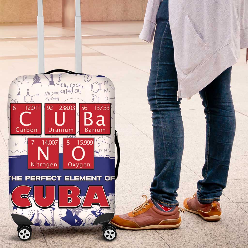 Cuba Luggage Cover Cubano The Perfect Element - Wonder Print Shop