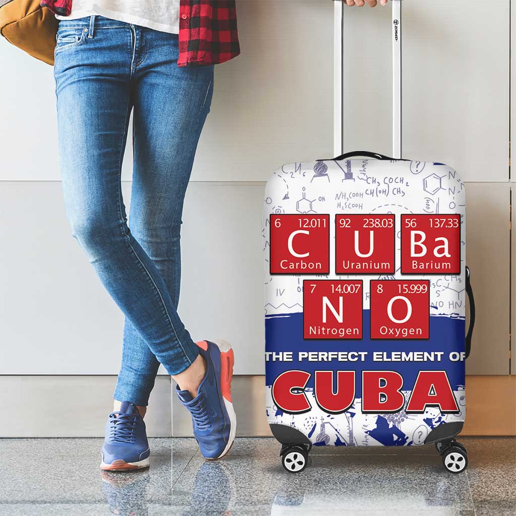 Cuba Luggage Cover Cubano The Perfect Element - Wonder Print Shop