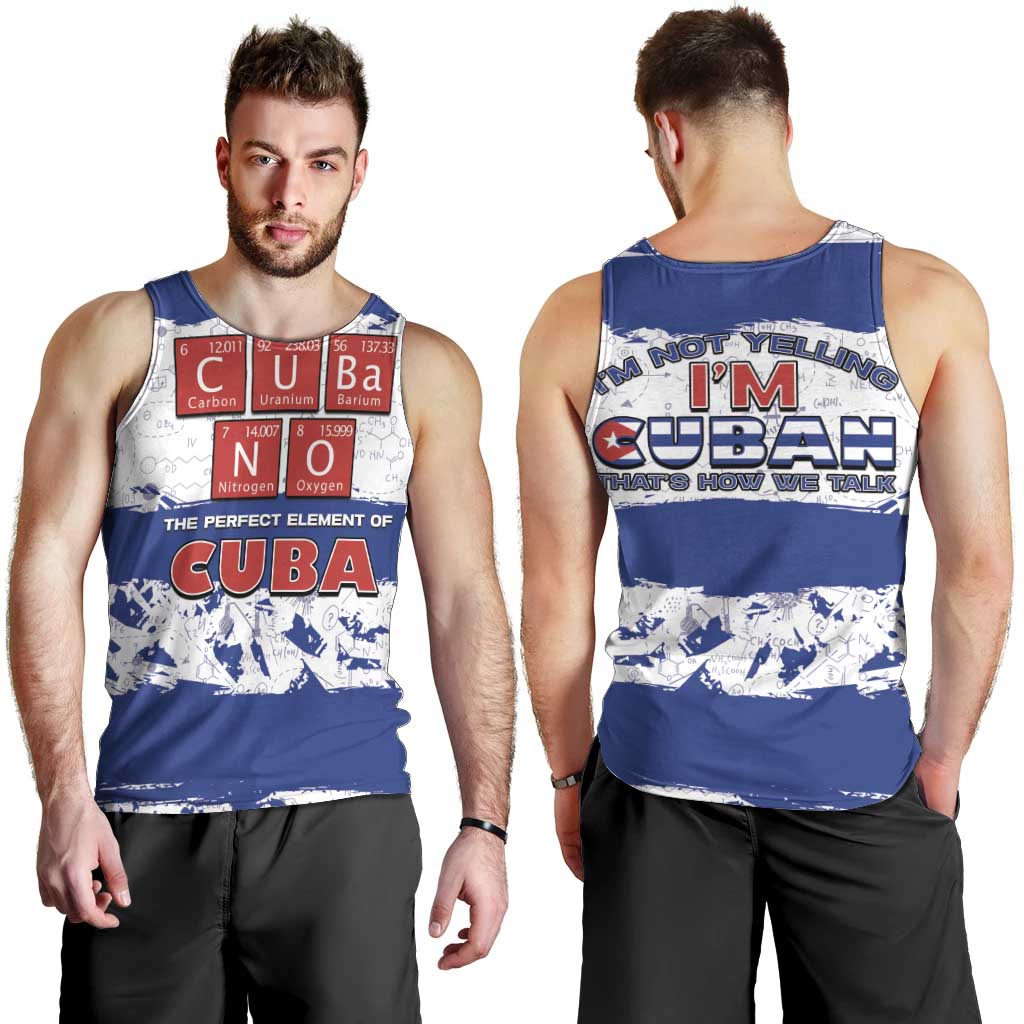 Cuba Men Tank Top Cubano The Perfect Element - Wonder Print Shop