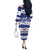 Cuba Off The Shoulder Long Sleeve Dress Cubano The Perfect Element - Wonder Print Shop
