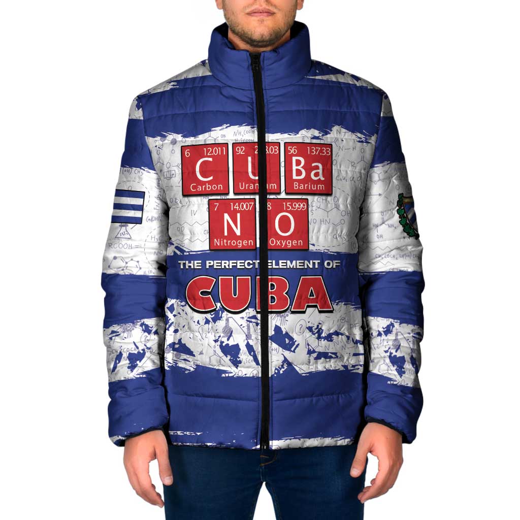Cuba Padded Jacket Cubano The Perfect Element - Wonder Print Shop