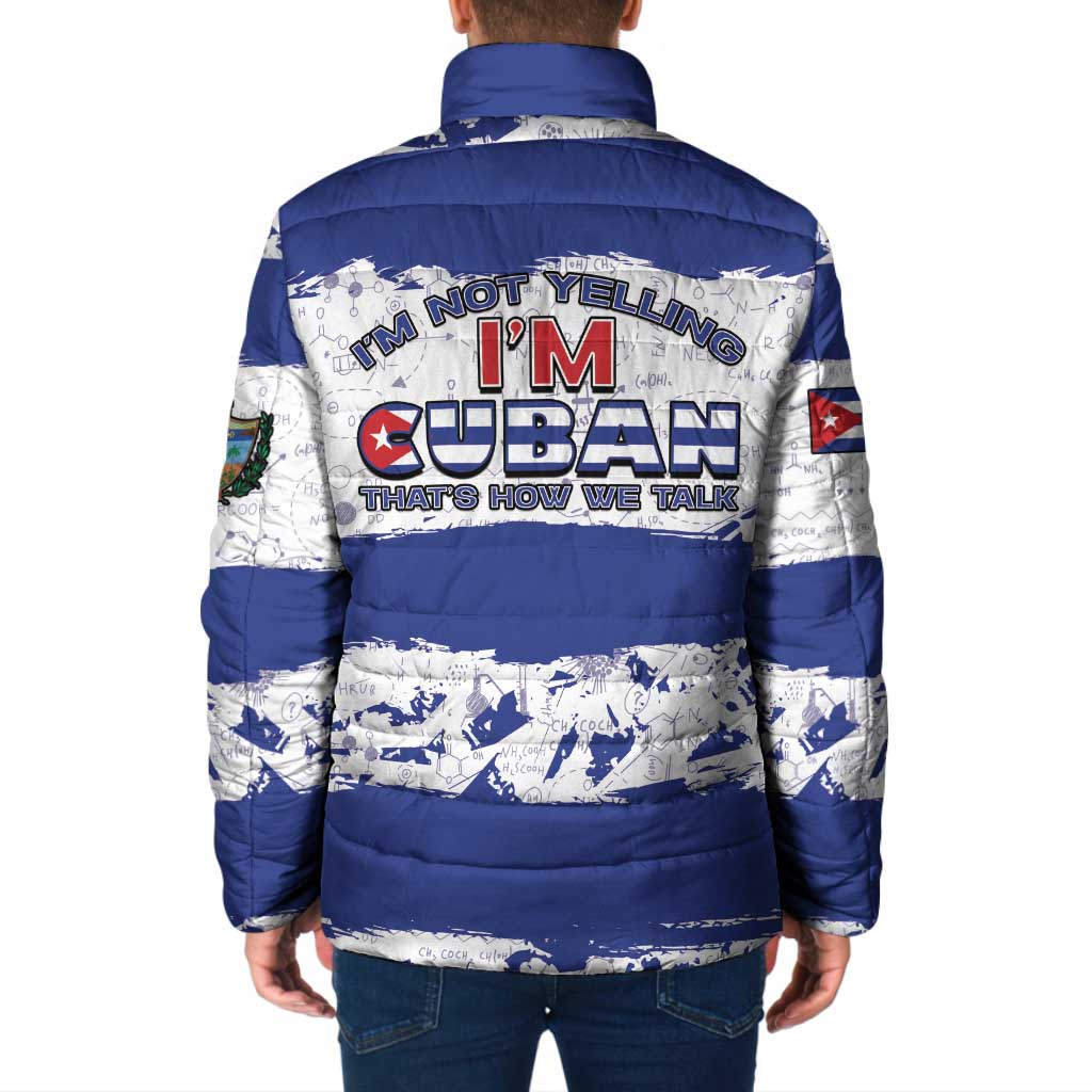 Cuba Padded Jacket Cubano The Perfect Element - Wonder Print Shop