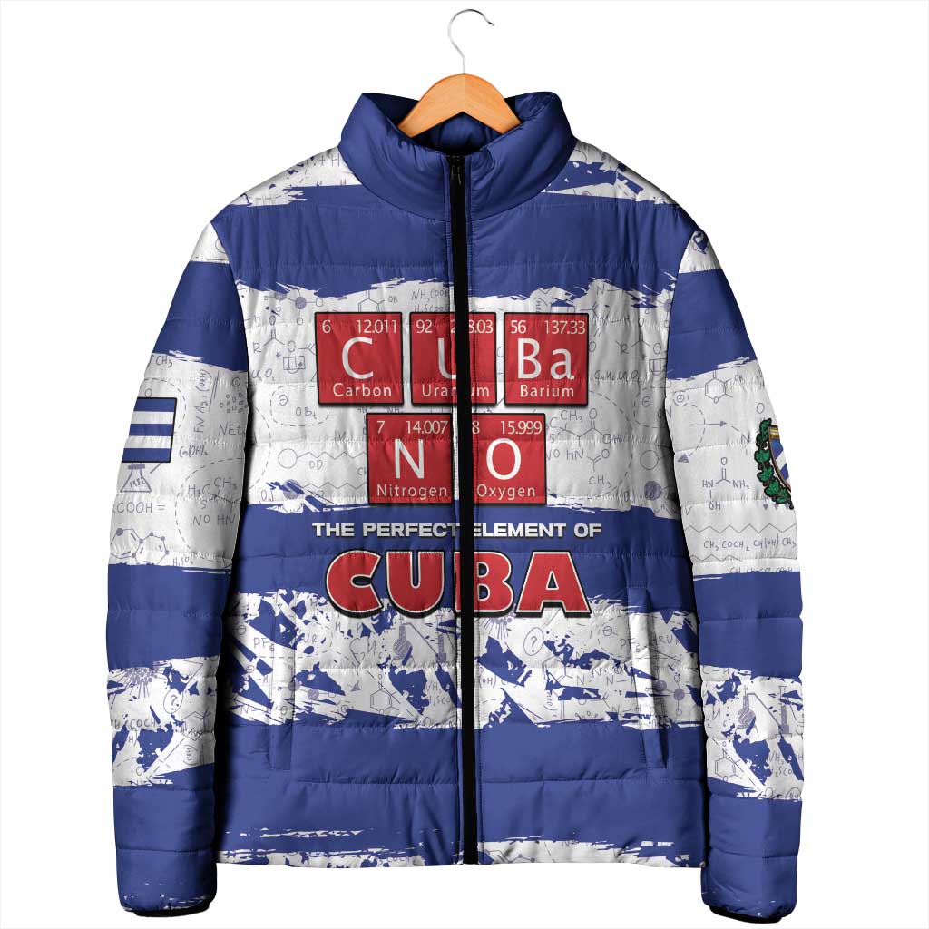 Cuba Padded Jacket Cubano The Perfect Element - Wonder Print Shop