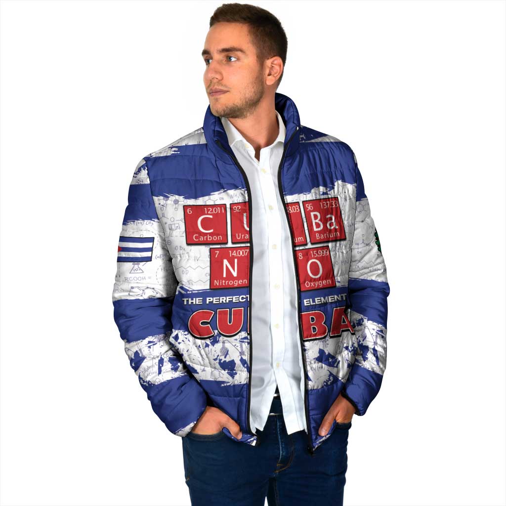 Cuba Padded Jacket Cubano The Perfect Element - Wonder Print Shop