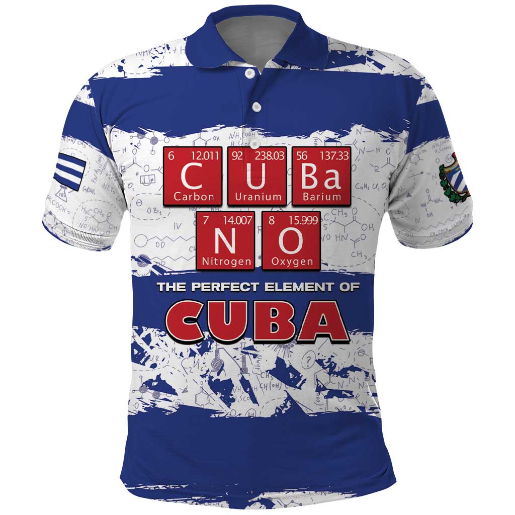 Cuba Polo Shirt Cubano The Perfect Element - Wonder Print Shop