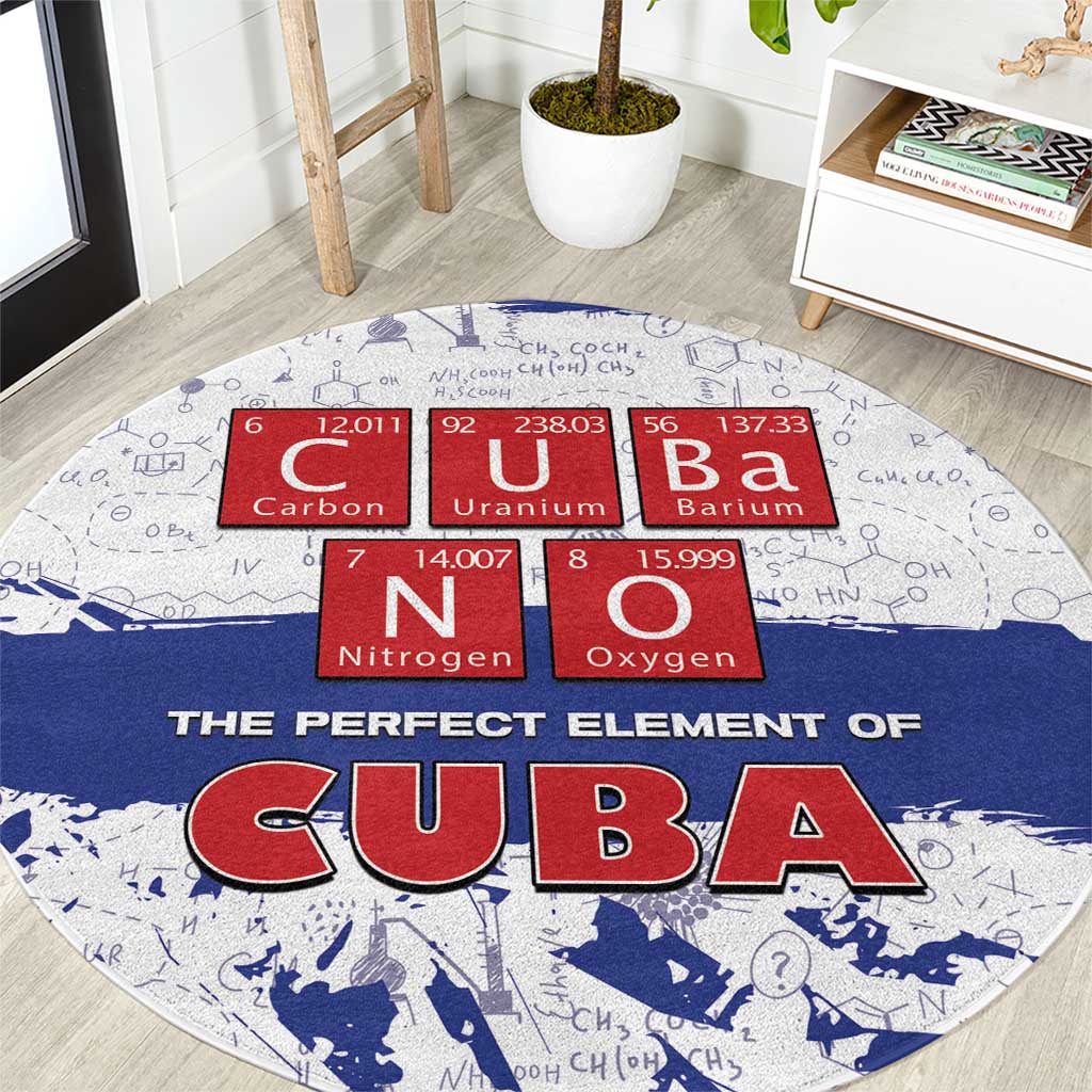 Cuba Round Carpet Cubano The Perfect Element - Wonder Print Shop