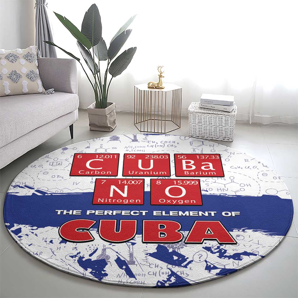 Cuba Round Carpet Cubano The Perfect Element - Wonder Print Shop
