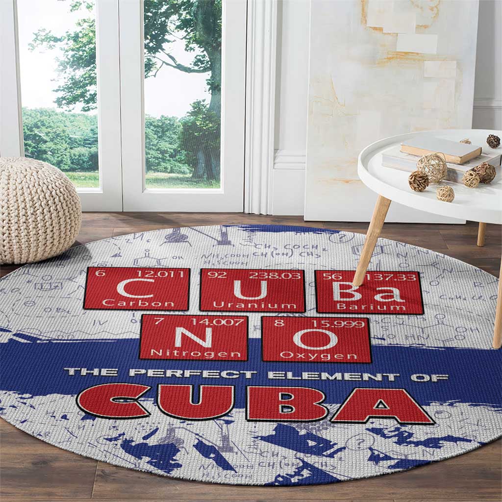 Cuba Round Carpet Cubano The Perfect Element - Wonder Print Shop