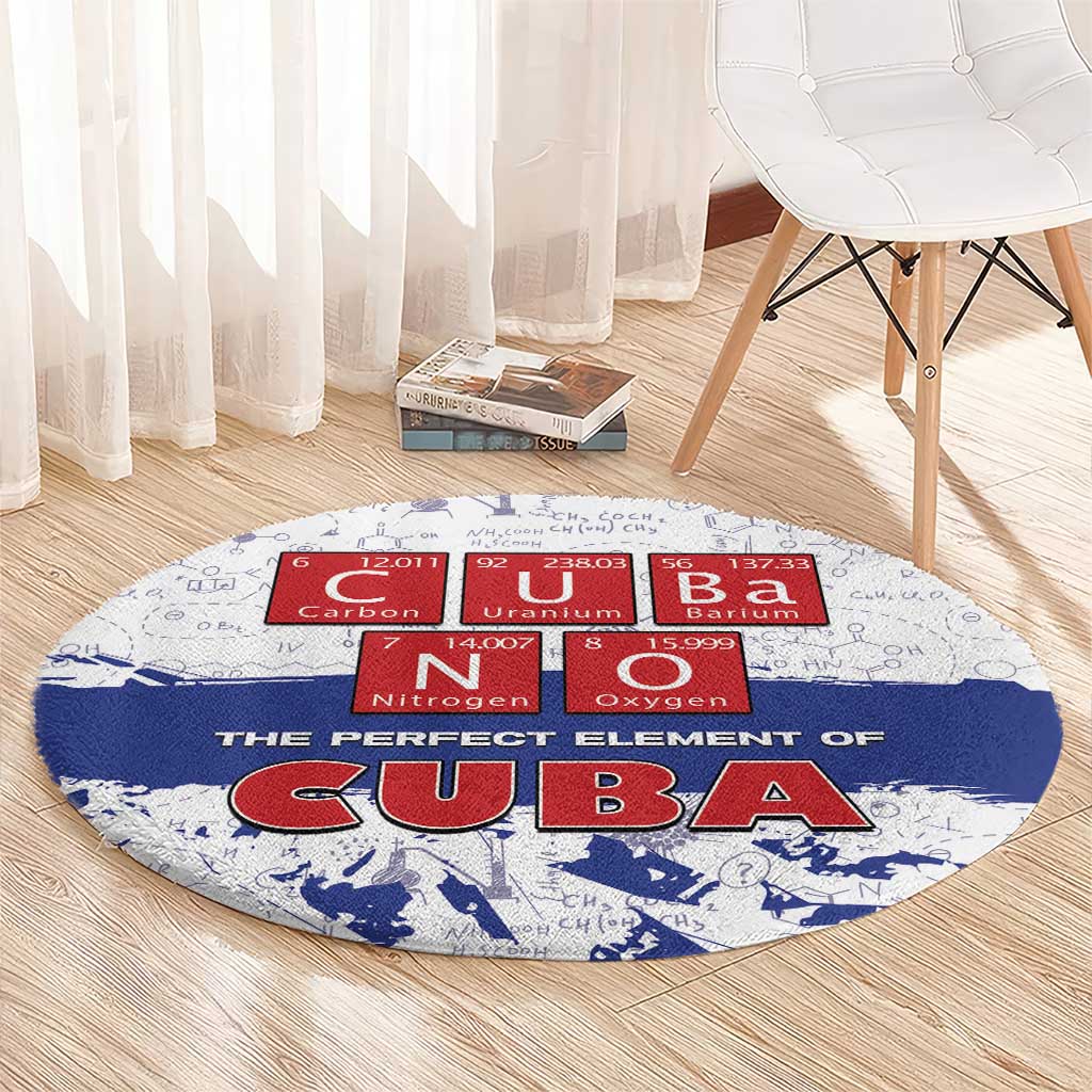 Cuba Round Carpet Cubano The Perfect Element - Wonder Print Shop