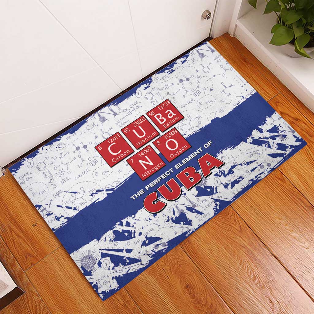 Cuba Rubber Doormat Cubano The Perfect Element - Wonder Print Shop
