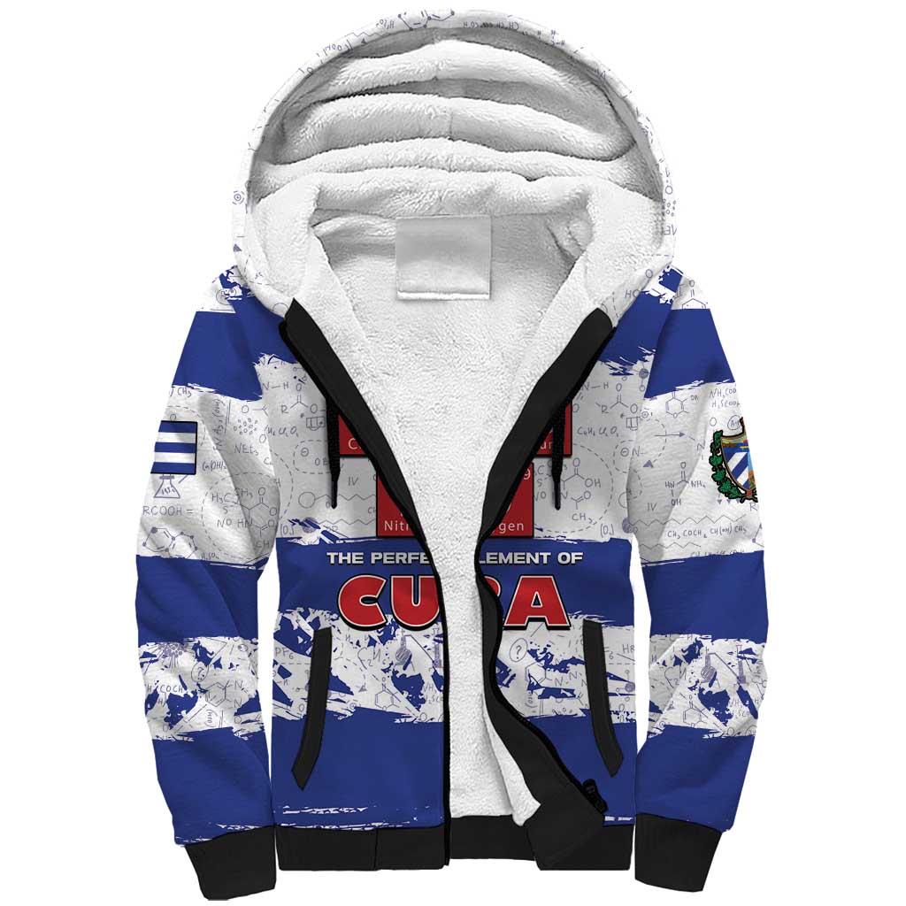 Cuba Sherpa Hoodie Cubano The Perfect Element - Wonder Print Shop