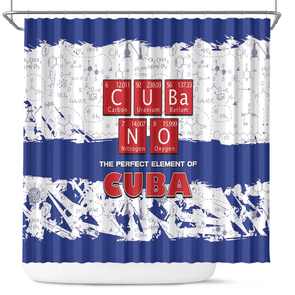 Cuba Shower Curtain Cubano The Perfect Element - Wonder Print Shop