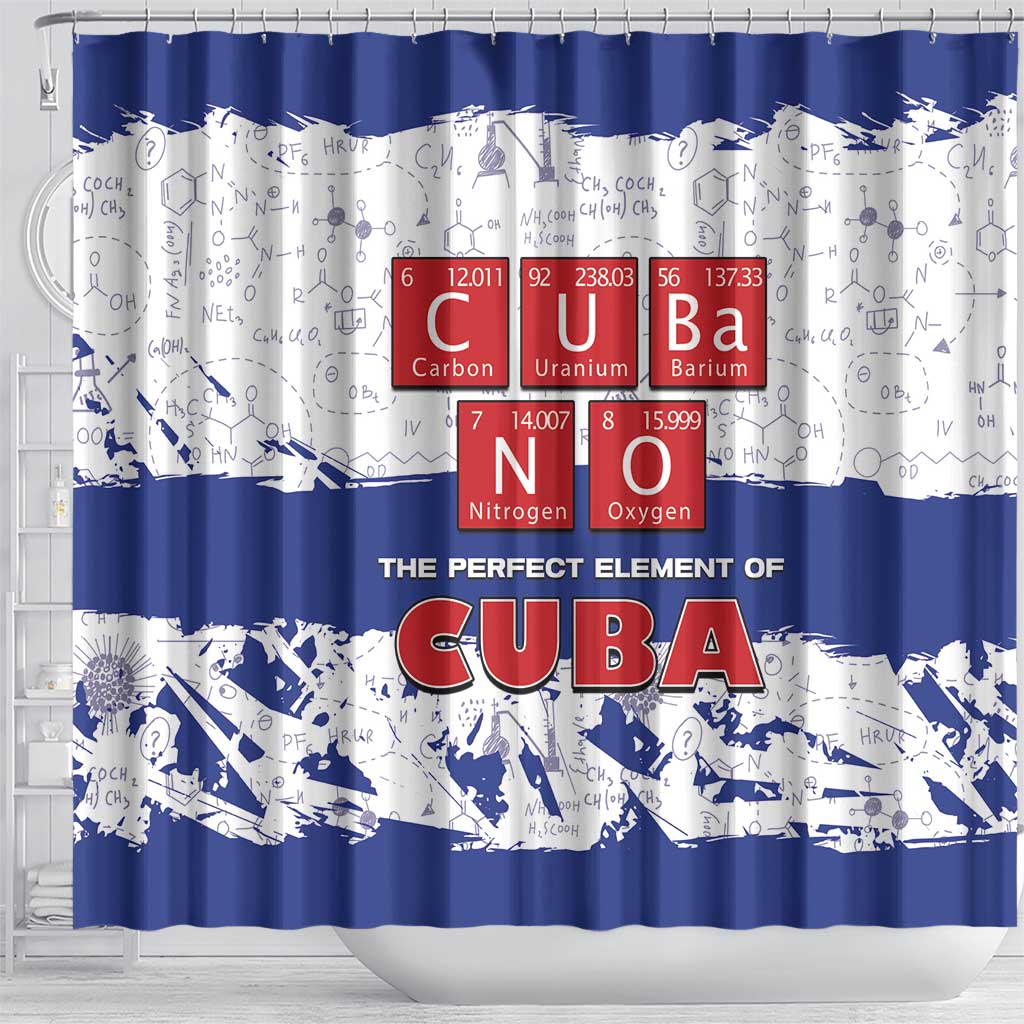 Cuba Shower Curtain Cubano The Perfect Element - Wonder Print Shop