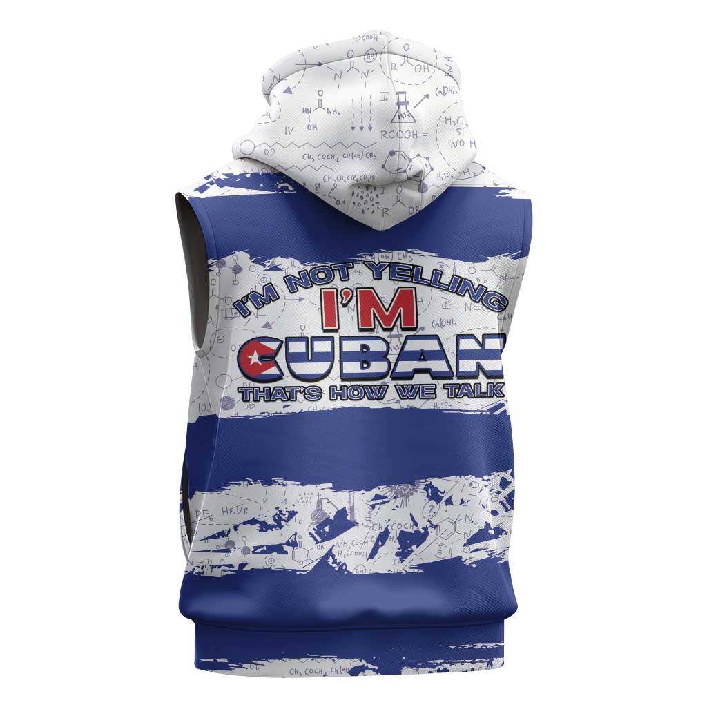 Cuba Sleeveless Hoodie Cubano The Perfect Element - Wonder Print Shop