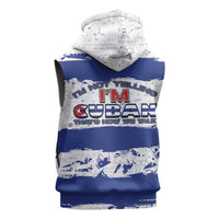 Cuba Sleeveless Hoodie Cubano The Perfect Element - Wonder Print Shop