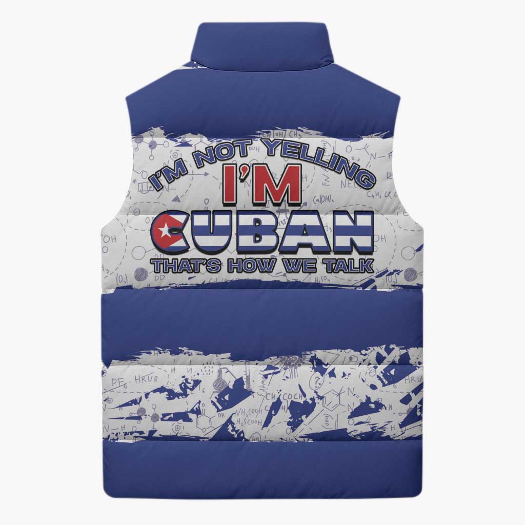 Cuba Sleeveless Puffer Jacket Cubano The Perfect Element - Wonder Print Shop