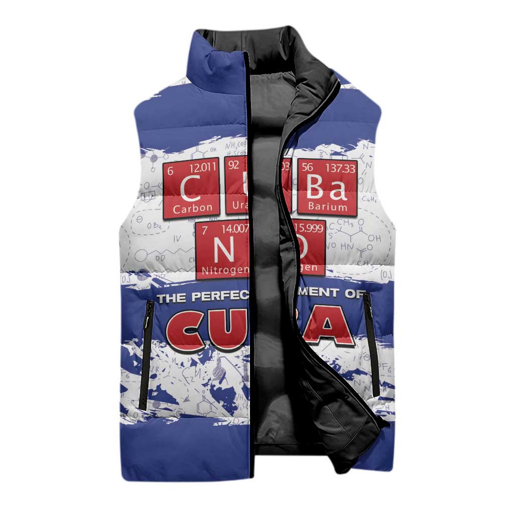 Cuba Sleeveless Puffer Jacket Cubano The Perfect Element - Wonder Print Shop