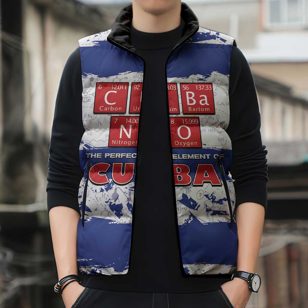 Cuba Sleeveless Puffer Jacket Cubano The Perfect Element - Wonder Print Shop