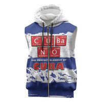 Cuba Sleeveless Zip Hoodie Cubano The Perfect Element - Wonder Print Shop