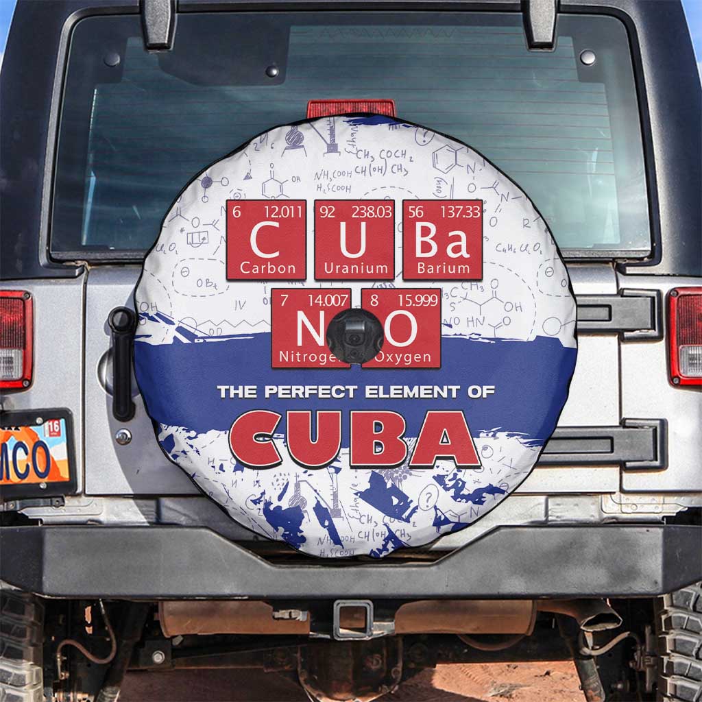 Cuba Spare Tire Cover Cubano The Perfect Element - Wonder Print Shop