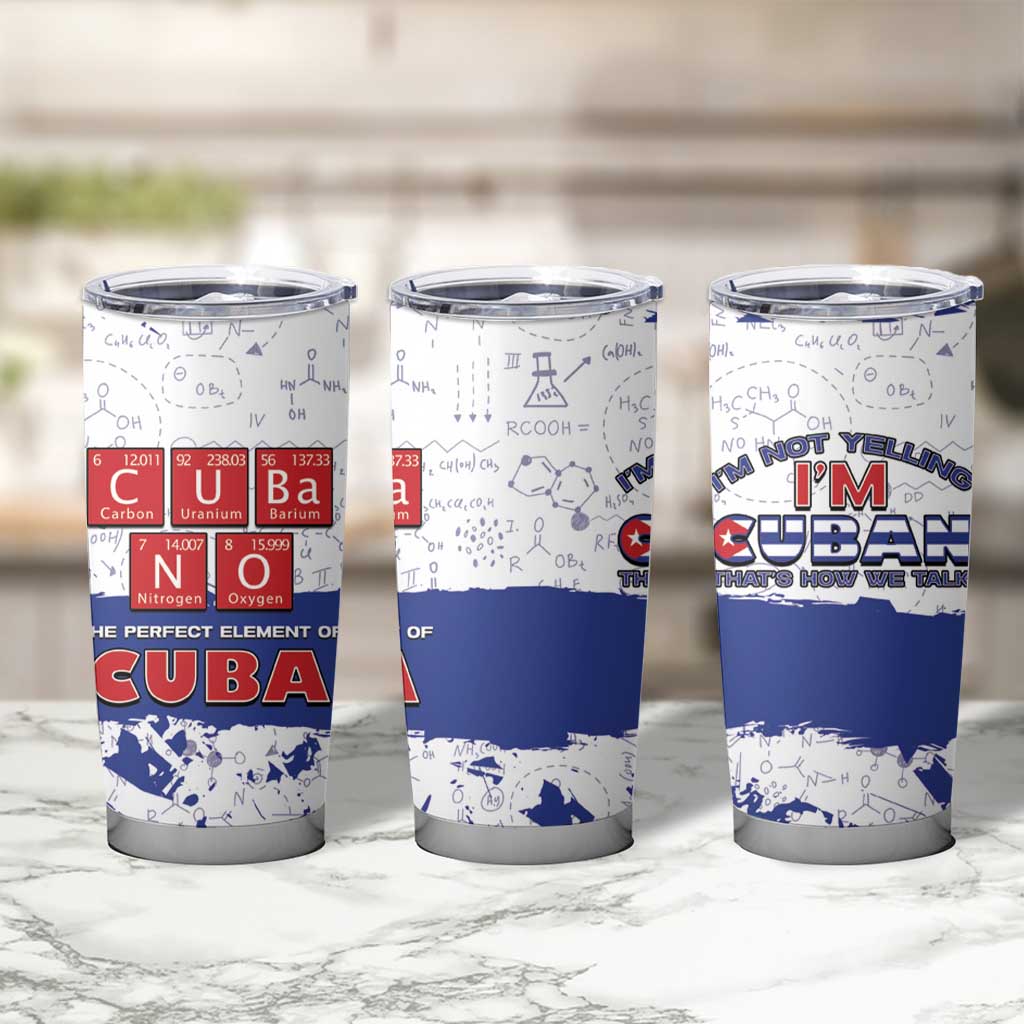 Cuba Tumbler Cup Cubano The Perfect Element - Wonder Print Shop