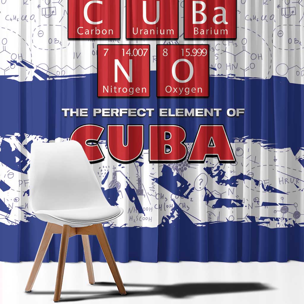 Cuba Window Curtain Cubano The Perfect Element - Wonder Print Shop