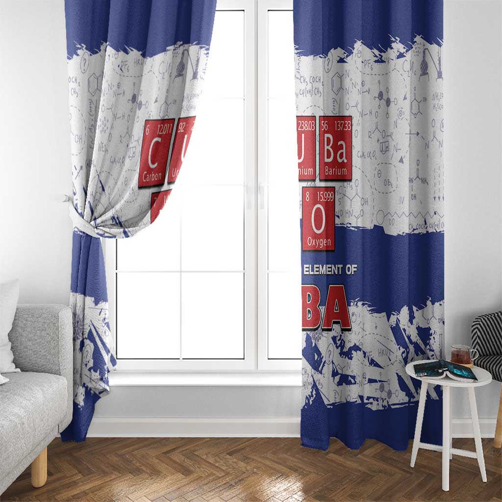 Cuba Window Curtain Cubano The Perfect Element - Wonder Print Shop