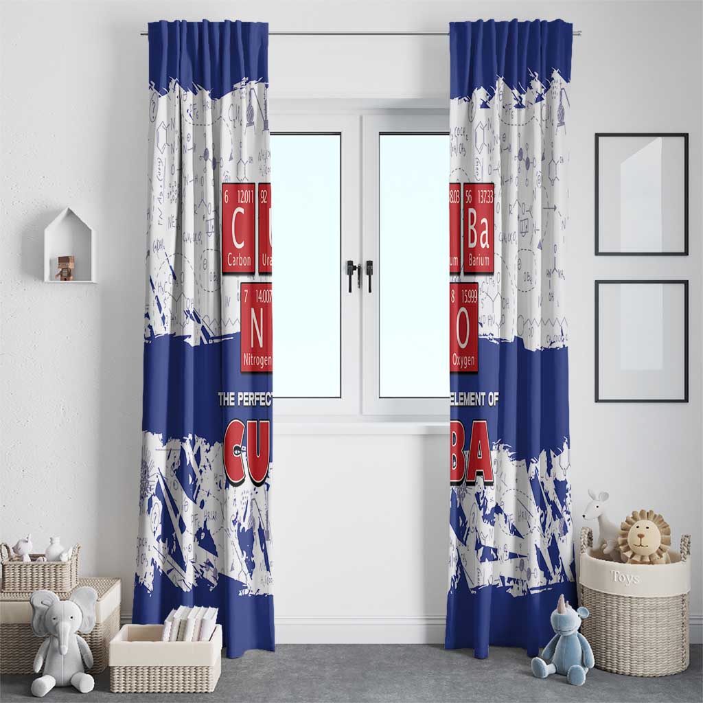 Cuba Window Curtain Cubano The Perfect Element - Wonder Print Shop