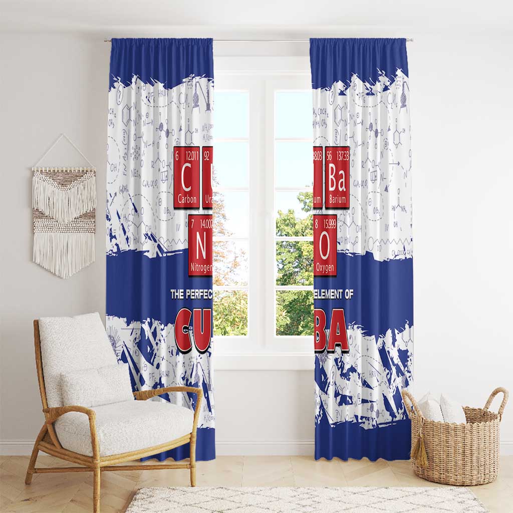 Cuba Window Curtain Cubano The Perfect Element - Wonder Print Shop