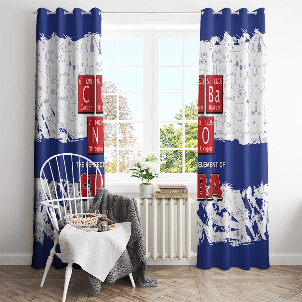 Cuba Window Curtain Cubano The Perfect Element - Wonder Print Shop