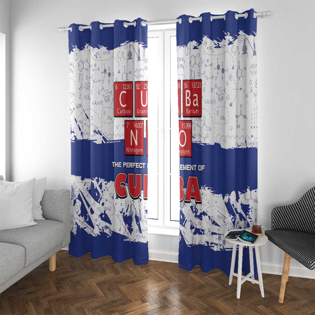 Cuba Window Curtain Cubano The Perfect Element - Wonder Print Shop