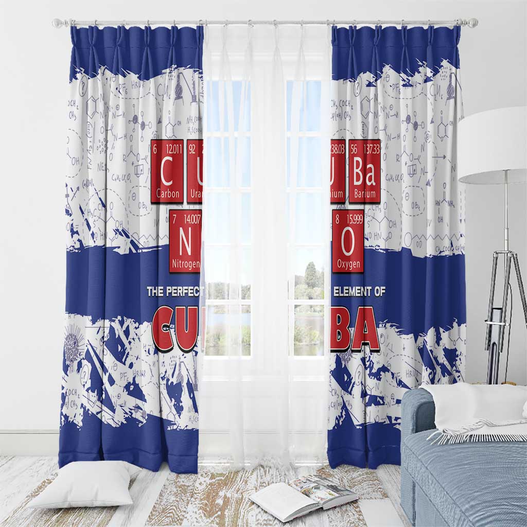 Cuba Window Curtain Cubano The Perfect Element - Wonder Print Shop