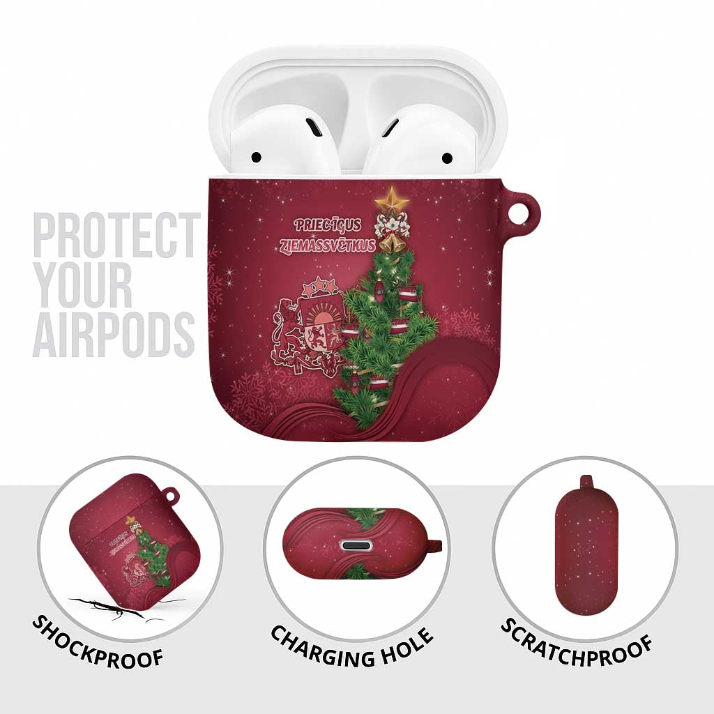 Latvia Christmas AirPods Case Xmas Tree Latvija - Wonder Print Shop