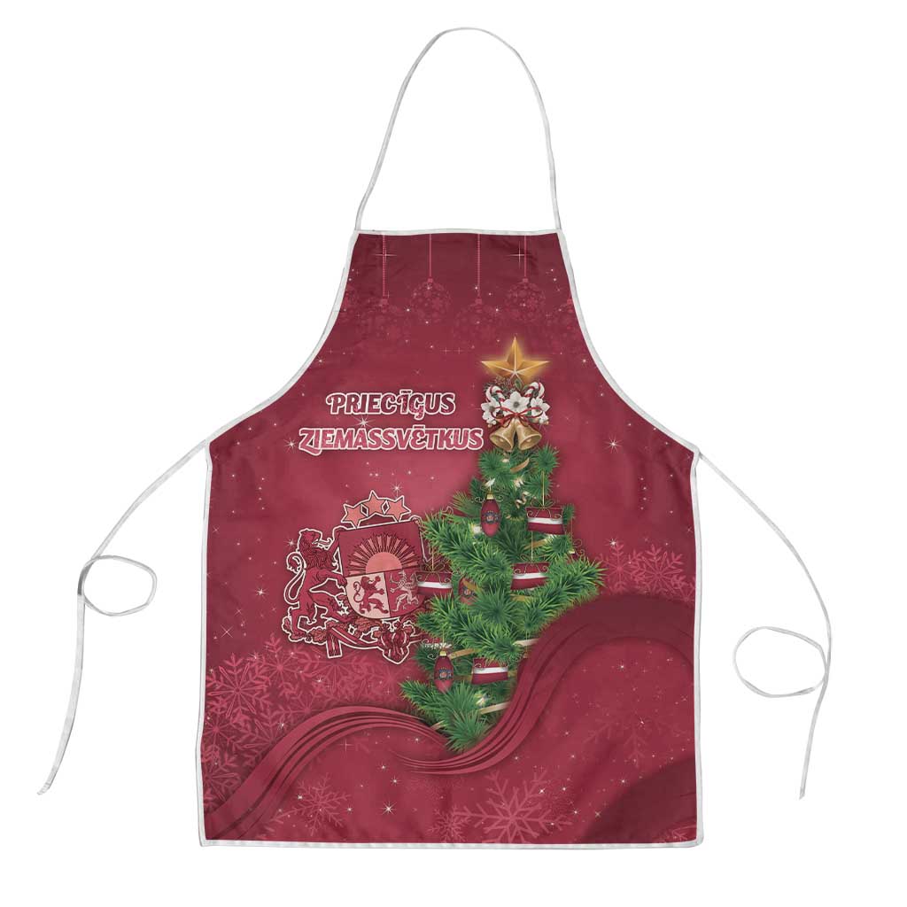 Latvia Christmas Apron Xmas Tree Latvija - Wonder Print Shop