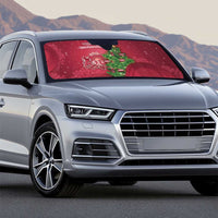 Latvia Christmas Auto Sun Shade Xmas Tree Latvija - Wonder Print Shop