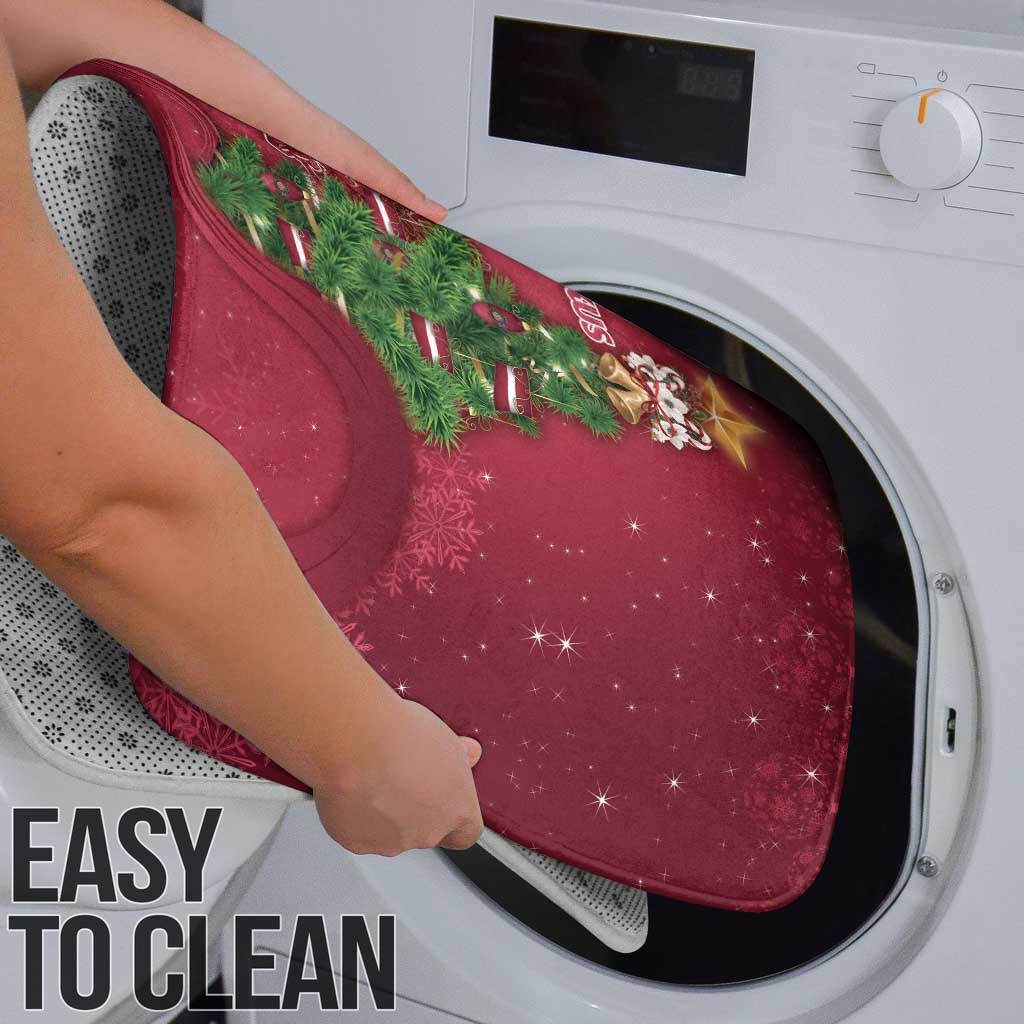 Latvia Christmas Bathroom Set Xmas Tree Latvija - Wonder Print Shop