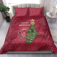 Latvia Christmas Bedding Set Xmas Tree Latvija - Wonder Print Shop