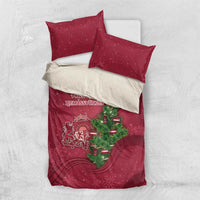 Latvia Christmas Bedding Set Xmas Tree Latvija - Wonder Print Shop