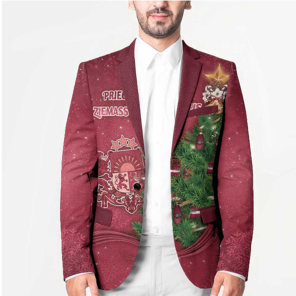 Latvia Christmas Blazer Xmas Tree Latvija - Wonder Print Shop