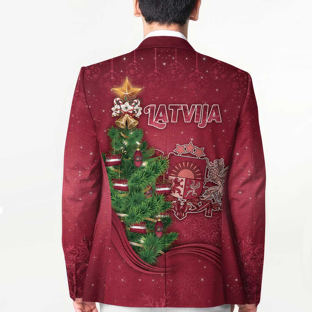 Latvia Christmas Blazer Xmas Tree Latvija - Wonder Print Shop