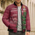 Latvia Christmas Bomber Puffer Jacket Xmas Tree Latvija - Wonder Print Shop