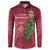 Latvia Christmas Button Sweatshirt Xmas Tree Latvija - Wonder Print Shop