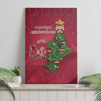 Latvia Christmas Canvas Wall Art Xmas Tree Latvija - Wonder Print Shop