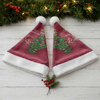 Latvia Christmas Santa Hat Xmas Tree Latvija - Wonder Print Shop